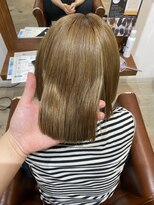 ソワン ドゥ ブレス エルネ 立花店(soin de brace elne)&nbsp;ベージュ/艶髪/ハイトーン/ダメージレス/ケアブリーチ