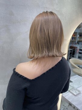 ロンドアベニール 北千住(Lond avenir) きりっぱなし外はねボブ☆ボブ/インナーカラー[北千住]