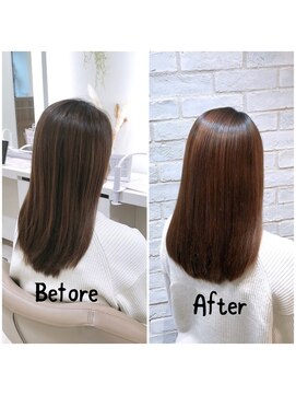 アッシュ 大宮店(Ash) ブリーチ縮毛矯正【担当　安井昴】