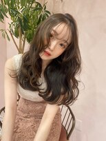 ボタン シブヤ(VOTAN SHIBUYA) カラー/ベージュ/韓国ヘア/渋谷/レイヤー/顔まわり