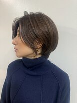 ヘアーサロン オーツー(HAIR SALON O+O) 大人カッコ可愛い切りすぎないピアスの似合うショートカット