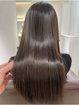 エアー 銀座タワー(AIR) プレミアムケアカラー/髪質改善/美髪/ツヤ髪スタイル　【榛葉】