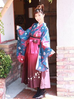 レフア(Lehua)の写真/≪着物着付￥12100～≫【卒業式ヘアセット+袴着付￥16940】どんなイベントでも特別な日は美しく、華やかに◇