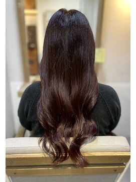 ヘアリゾート粋 ウナム 新宿東口店(enam) ロング/バイオレット/大人可愛い/ブリーチなし