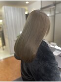 ミルクティーベージュダブルカラーインナーカラーケアブリーチ
