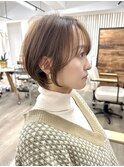 大人かわいい丸みショート  熊本  ruen  山田 大貴