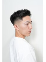 モリゲン フェローシップ レグ(MORIGEN fellowship REGU)&nbsp;ダークアッシュベリーショートニュアンスパーマフェード0701