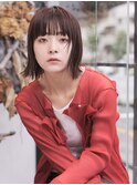 ウェットヘア/ボブレイヤー/切りっぱなし/ウルフ/自由が丘