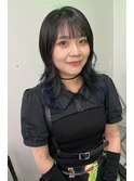▽□□▽ブラック×ブルーインナー