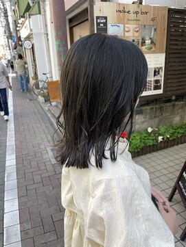 カフカヘア 吉祥寺店(kafka hair) ふんわりオリーブカラー