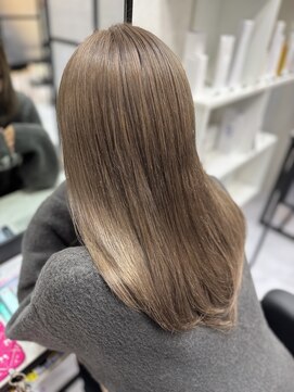 ラムシェール(LamChele) 【lamchele】ミルクティーグレージュ×ブリーチカラー