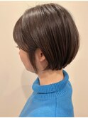 柔らか質感◎上品ミニボブスタイル