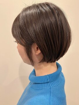 ハロ ハッピーヘアライフ 長居店(Halo happyhairlife) 柔らか質感◎上品ミニボブスタイル