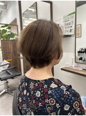 クビレショートカット＋絶壁解消カット【50代髪型】