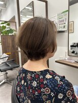 アヴァンス プロデュース バイ エガオ 大阪梅田店(AVANCE. PRODUCED by EGAO)&nbsp;クビレショートカット＋絶壁解消カット【50代髪型】