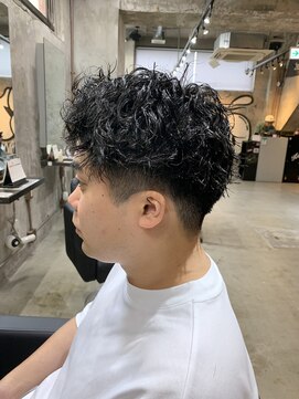カーニー 上野(kearny) メンズショート/ツイストスパイラル/ツイストパーマ