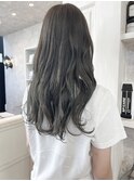 福山市美容室Caary20代30代ハイライト透明感グレージュカラー