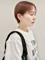 ケンジ 横浜(KENJE)&nbsp;ピンクベージュ/ブリーチ/マッシュショート