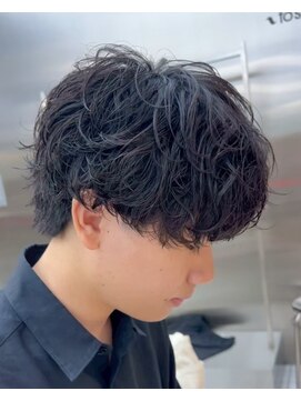 フィフス 渋谷(fifth) 渋谷波巻きパーマメンズミディアムシャドウパーマフェザーパーマ