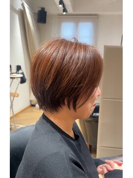 アーカイブ(archive) 大人ショート × 明るい白髪染め archive垂水カット