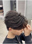 熊本メンズカット フェザーショート フェザーパーマ