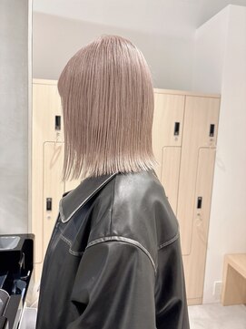 モリオフロムロンドン 大宮店(morio from London) 【坪井】ケアブリーチ ×ミルクティー