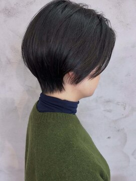 リアン ヘア ライム 豊橋(lien.hair rhyme) ショートボブ 上品大人グラデーションボブ 30代40代オススメ