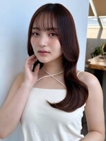 ハローバイシー 仙台(Hello by Sea)&nbsp;似合わせカット×大人ガーリー[ダークアッシュ/韓国]