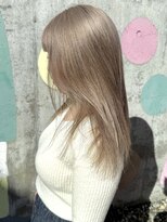 ロックス バイ マグ 松本(rocks BY MAG) ミルクティーベージュブリーチロングで透明感◎こなれハイトーン