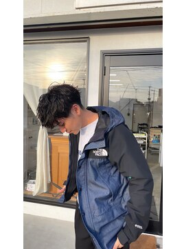 BRIDGE HAIR 【メンズショート/平田晶】ニュアンスパーマ/パーマスタイル