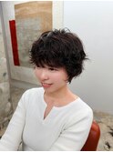 無造作癖毛風パーマ