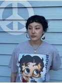 ベリーショートピクシーパーマ