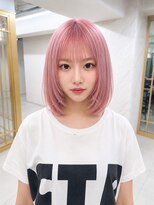 ココ 横浜(coco) ★ペールピンク×艶ボブ