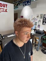 フォーコーナーズカットショップフェイビーズ 名古屋西(FourCornersCutShop favey's)&nbsp;メンズショートヘア スパイキーショート 90年代ショートヘア