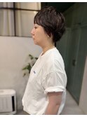大人かわいいショート/ショートヘア/パーマ