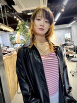 イリス 心斎橋(.elice)&nbsp;ショートカットミニウルフカットショートウルフチェリーブラウン