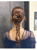 ミディアムからの大人っぽいタイトカチモリヘア＊お呼ばれヘア
