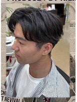 アモーレ&nbsp;ニュアンスパーマ×センターパート