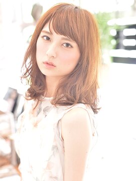 ケーツー心斎橋 クイーンズガーデン バイ ケーツー(K two QUEEN'S GARDEN by K two) 【K-two心斎橋】おフェロ☆フェミニンウェーブ～眉上バング小顔