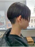 刈り上げショート、前下がり、マニッシュショート