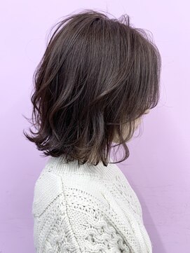 ディーカヘアーセンダイ(Di KA HAIR sendai) アッシュベージュ/オルチャン/外ハネ/レイヤーボブ