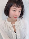 大人女子に☆オン眉ワンレンボブ【Sourire 大瀬】