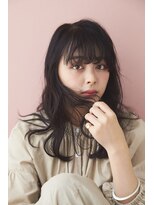 ジルトータルビューティーサロン 河内花園店 (JILL)&nbsp;【figaro】暗髪ゆるふわナチュラルロング