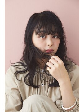 ジルトータルビューティーサロン 河内花園店 (JILL) 【figaro】暗髪ゆるふわナチュラルロング