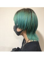 サンク(thank) マッシュウルフ×ミントグリーン
