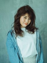 カラーサロンビスカリア 相模原エリア 淵野辺駅店(Color salon Biscaria)&nbsp;ミディアム×ウェーブ