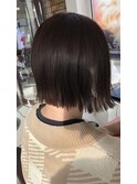 切りっぱなしボブ