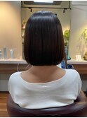 beforeあり　ツヤ髪コスメストレートボブ　30代40代50代60代