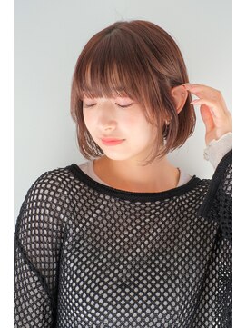 ヘアサロンガリカアオヤマ(hair salon Gallica aoyama) ワンカール内巻きショートボブ大人ショート小顔カット<青山>