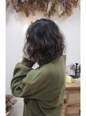 お手入れ簡単くせ毛風パーマ♪